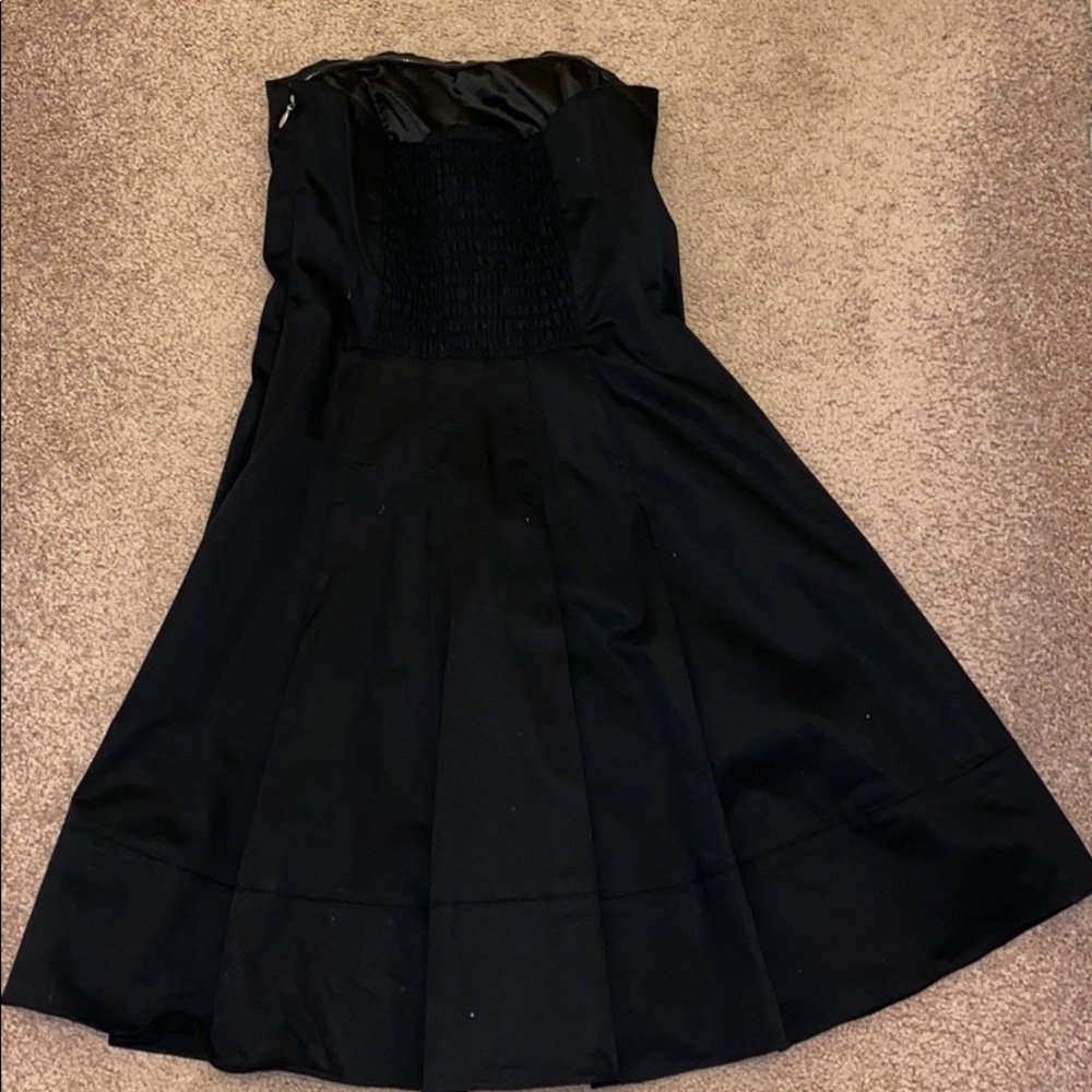 LIKE NEW Express black strapless dress - Picture 2 of 8